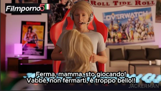 Un Hentai 3D Bollente: La Matrigna Seducente in Azione